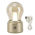 thumbnail image 2 of Vintage LED Bulb Table Lamp, Nightstand Light 3.7V 450mAh ABS Glass  For Home, 2 of 8