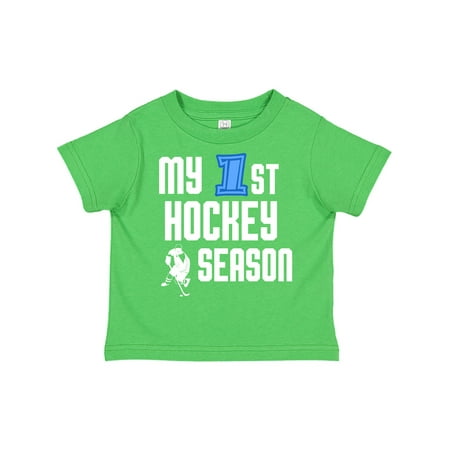 

Inktastic my 1st hockey season Gift Toddler Boy Girl T-Shirt