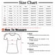 thumbnail image 3 of ICHUANYI Clearance Fashion Women Summer Causal Printing Short Sleeve V-Neck Top Blouse Button T-Shirt(Red, M) ICHUANYI WER2023081109217, 3 of 5