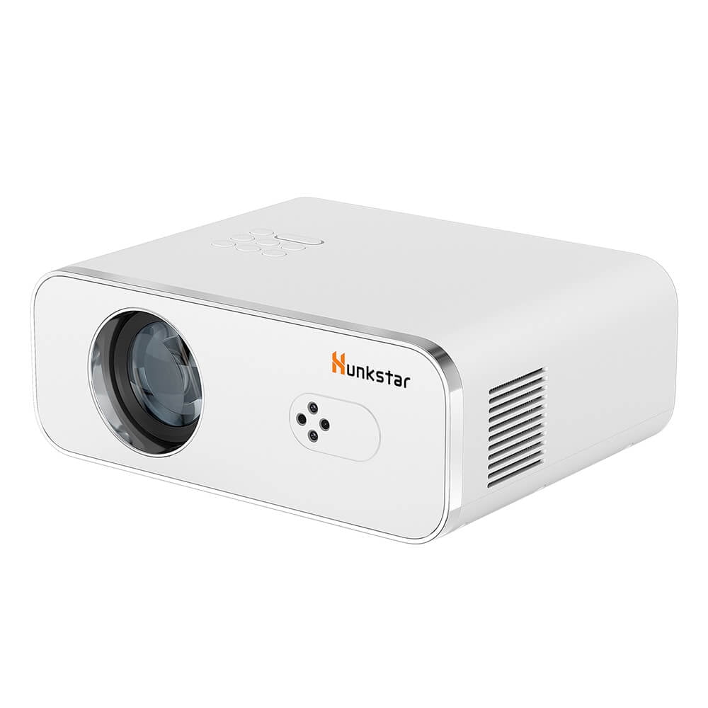 P3s Projector with Bluetooth 5.0, WiFi 6, 1000 ANSI Lumens, Native 1080P, 4K Decoding, Auto Keystone & Focus, Dual 5W Speakers -Hunkstar