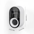 thumbnail image 3 of CAROOTU Wall Mounted Toothpaste Squeezer Punch-Free Adhesive Automatic Toothpaste Dispenser Holder Bathroom Accessories New, 3 of 7