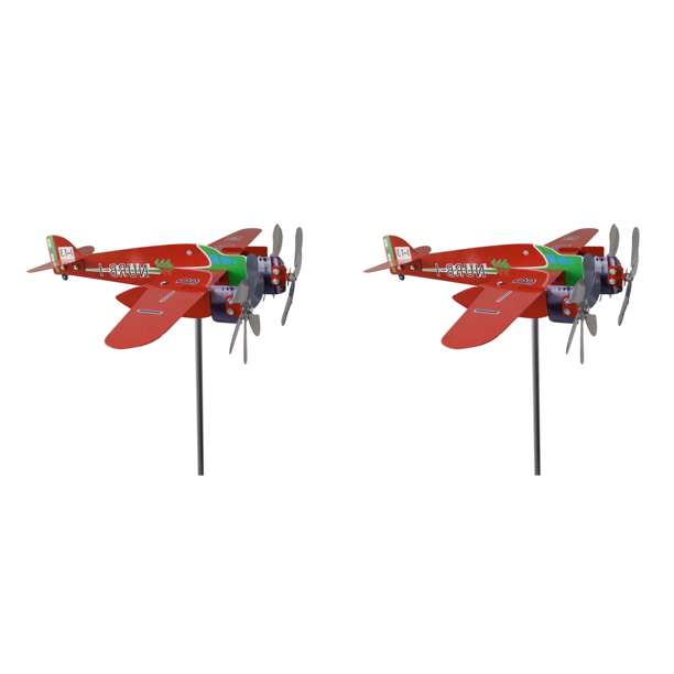 Indicador Dirección Del Viento Plano 3D Rotador Anticorrosión para Jardín Al Aire Libre