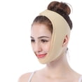 thumbnail image 1 of YISITIAN Facial Lifting Slimming Belt, Face Cheek V Shape Up Thin Mask Strap, Face Line Smooth Breathable Compression Double Chin Reduce Bandage for Daily Use(M) CA919-6723, 1 of 8