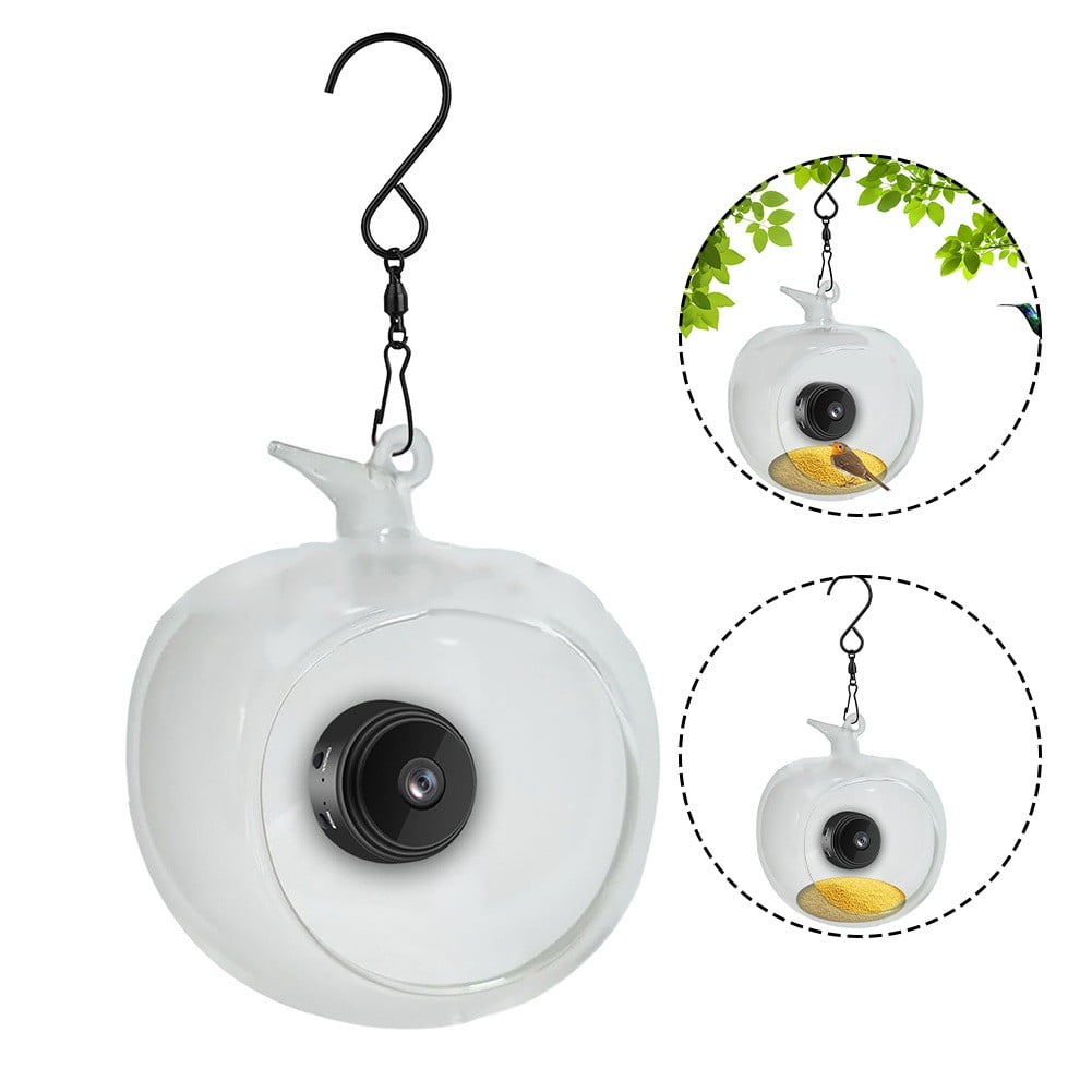 yaaqii 1x indoor home Outdoor Garden For Smart Bird Feeder with Video Camera for windowsill