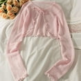 thumbnail image 5 of Women's Chiffon Open Front Long Sleeve Coat Cardigan Tops Ideal for Summer Wear, 5 of 8