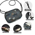 thumbnail image 4 of Stylish Crossbody Phone Bag Purse Handbags Adjustable Strap, Compact Design for Essentials Brown-blue Butterfly Pattern, 4 of 7