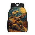 thumbnail image 1 of Balery Starry Night Guitar Turtle Mochila - Mochila Estilosa y Duradera para Laptop de 15 Pulgadas con Tela Oxford Impermeable, 1 of 8
