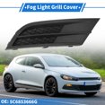 thumbnail image 2 of 1pc Car Front Right Fog Light Grill for Volkswagen Jetta 2015-2018 No.5C6853666G ABS Black, 2 of 7