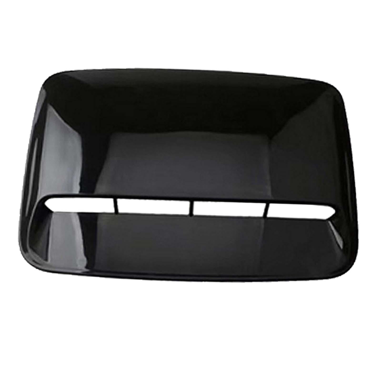 Nishiyuenyi Hood Body Air Decorative Intake Replaces Car Hood Vent for Car Modification Gloss Black