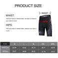 thumbnail image 4 of Grueso 9D GEL Cojín acolchado Bicicleta Bicicleta Ciclismo Ropa interior Pantalones cortos deportivo Lixada Pantalones cortos de ciclismo, 4 of 7