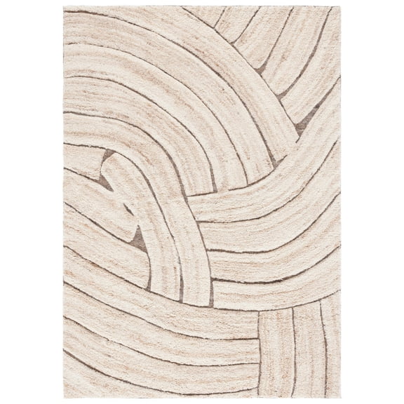 SAFAVIEH Casablanca Tiphanie Geometric Area Rug, Natural/Beige, 8' x 10'