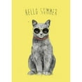 thumbnail image 3 of Solti, Balazs 11x14 Black Modern Framed Museum Art Print Titled - Hello Summer, 3 of 5