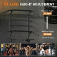 thumbnail image 4 of SogesHome Power Tower Pull Up Bar and Dip Station Adjustable Height Dip Stand Multi-Functional Strength Training Fitness Workout Station, 4 of 14