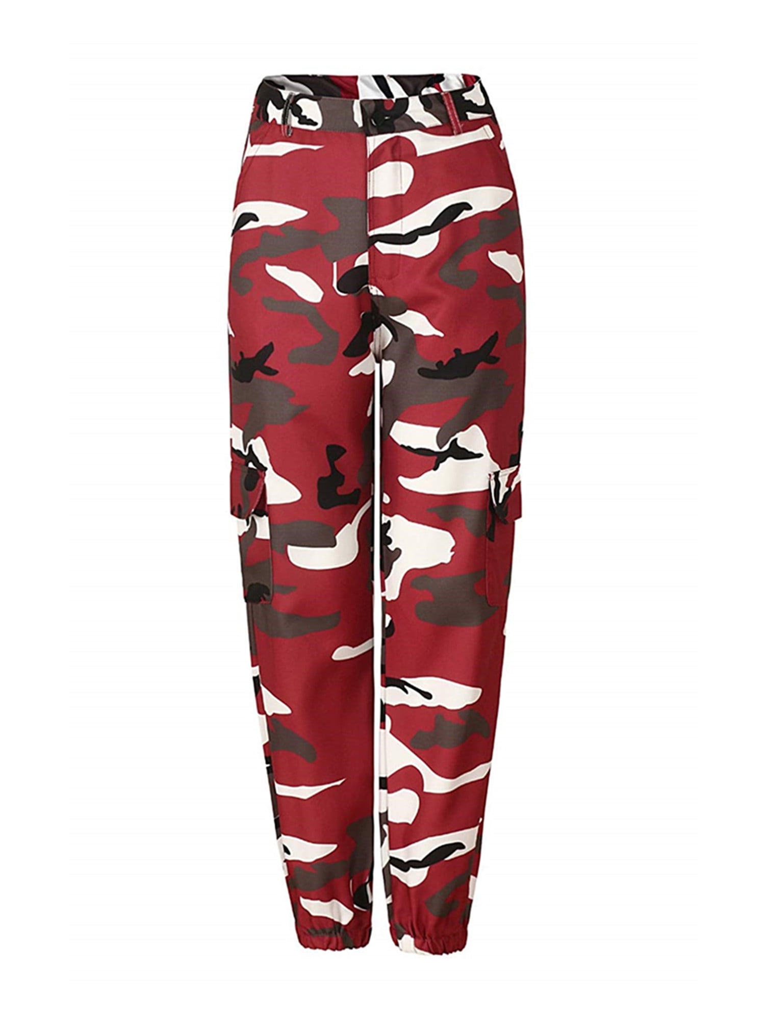 red camo trousers womens