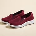 thumbnail image 4 of YOUYEDIAN Orthopedic Shoes for Women 2026 Dress Slip on Non Slip Mesh Sneakers Summer Walking Comfortable Closed Toe Arch Support Shoes (Red), 4 of 6