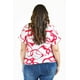 thumbnail image 3 of Blusa con nudo Roman Fashion /Tallas Extras, 1865 (Blanco /fiusha) blanco 42, 3 of 6