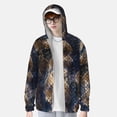 thumbnail image 2 of KLL Sweat à Capuche Extérieur Protection Solaire UPF 50+ pour Hommes et Femmes, Manches Longues, Pêche, Randonnée, Performance, Moyen, 2 of 7