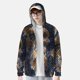 thumbnail image 2 of Balery Watercolor Snake Skin Sudadera ligera de manga larga con capucha y protección solar UPF 50+ para hombre y mujer, ideal para pesca y running-XX-Large, 2 of 7