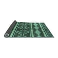 thumbnail image 2 of Ahgly Company Indoor Square Abstract Light Blue Modern Area Rugs, 4' Square, 2 of 4