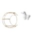 thumbnail image 1 of Estante de almacenamiento de pared,Estantería colgante de pared de metal de 3 niveles para decoración de dormitorio,Estante de pared flotante de 3 capas que ahorra espacio,Estatua del, 1 of 8