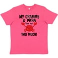 thumbnail image 3 of Inktastic Grammy and Papa Love Me Youth T-Shirt, 3 of 5
