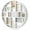 White, variant on Luna Collage Picture Frame Holds Nine 4x6 Photos, Large 22-Inch Diameter, Black