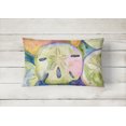 thumbnail image 2 of Caroline's Treasures 8545PW1216 Sand Dollar Canvas Fabric Decorative Pillow, Large, Multicolor, 2 of 3