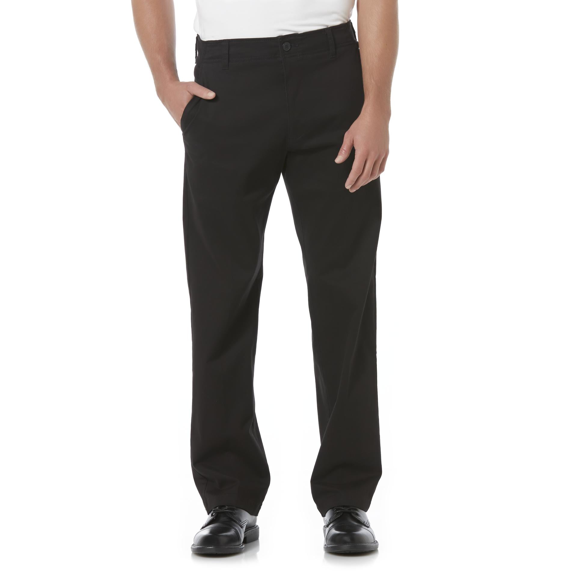Lee Mens 38x29 Khaki Chino Stretch Straight Fit Pants - Walmart.com