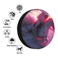 thumbnail image 4 of Yiaed Astronaut Riding Fiery Horse Print Print Tire Wheel Cover, tire covers for trailers,rv wheel covers,rv tire covers, camper tire covers,tire covers for cars-15 inch, 4 of 6