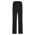 thumbnail image 4 of Fanxing Flare Leggings for Women Buttery Soft Yoga Pants High Waisted Tummy Control Stretch Skinny Bottom Black 2XL, 4 of 8