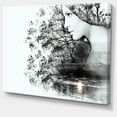thumbnail image 2 of Femme et Beauté de la Nature - Impression sur Toile Paysage Extra Grand, 2 of 4