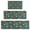 Pioneer Flower Floral-2, variant on Pioneer Flower Floral Print Pattern Kitchen Rugs Sets Of 3,Kitchen Runner Rugs Non Skid Washable,Decorative Kitchen Floor Mats for Kitchen,Sink,Laundry,17X30 Inch 17X47 Inch 17X59 Inch