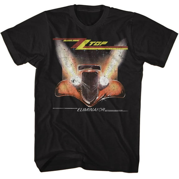 ZZ Top Crackle Black Adult T-Shirt 4Xl
