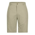 thumbnail image 6 of Teissuly Men's Summer Pocket Cotton Hemp Beach Breathable Sports Shorts Pants, 6 of 6