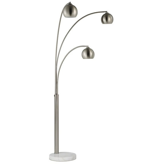 Everren Aguillard 87.5" Height Floor Lamp, Grey