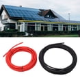 thumbnail image 4 of Solar Extension Cable, Standard Solar Wire Double Insulation 2 Pcs Large Current Carrying Tinned Copper  For Power Station System 10mm² 50m/164ft 25m/82ft Each, 4 of 8