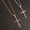 thumbnail image 4 of RSAMD Fashion Gold Cross Pendant Necklace Clavicle Chain Women Party Jewelry Gift 2022, 4 of 4
