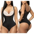 thumbnail image 2 of VASLANDA Women Shapewear Tummy Control Fajas Colombianas Open Bust Bodysuit Slimmer Thong Body Shaper, 2 of 6