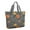 Gray Halloween Pumpkins, variant on Tote Bag for Women - Gray Halloween Bats and Spider Webs Shoulder Bag - Large Utility Work Duffle Bag with Zipper Handbag for Travel, Work, Sprots