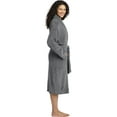thumbnail image 3 of Port Authority Adult Female Women fleece Robe Deep Smoke Small/Medium, 3 of 6