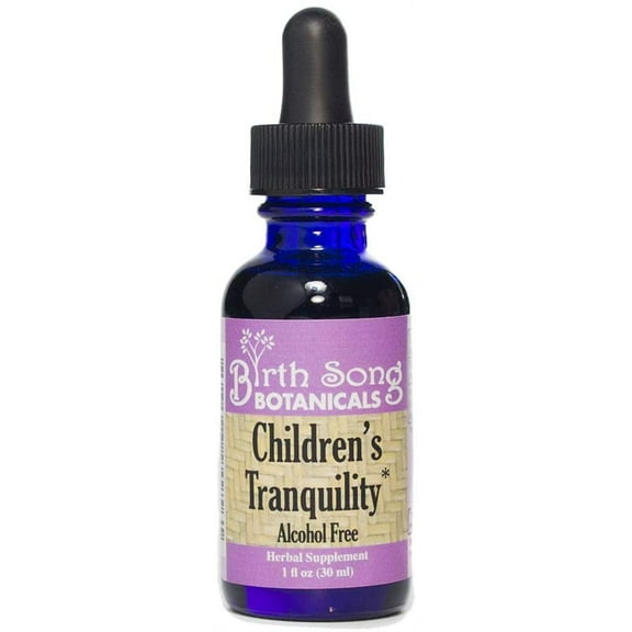 Birth Song Botanicals Kids Sleep Support Tincture Chamomile for Stress, Relaxation & Focus 1oz