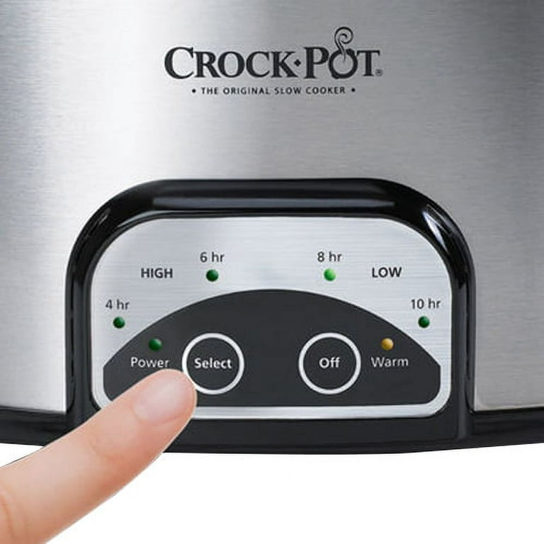 Rival 6 quart Crockpot Stoneware Slow Cooker Smart Pot Model 5855