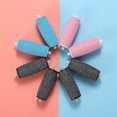 thumbnail image 3 of Rodillos de repuesto, 10 piezas de repuesto para raspador de pies eléctrico de terciopelo suave, 3 of 5