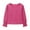 Hot Pink, variant on Girls Sweatshirts Kids Casual Knit Long Sleeve Shirts Tops Round Neck Hollow Out Blouse Loose Fit, Comfortable Breathable Soft Warm Basic Tops,Size:12-14 years