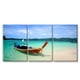 thumbnail image 1 of Cuadros Decorativos Bote en la Playa Set 3 piezas Joss Design 40 x 60, 1 of 2