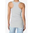 thumbnail image 2 of TheMogan Women's Basic Scoop Neck Racerback Stretch Cotton Tank Top Sleeveless Sporty Tee Light Grey M, 2 of 7