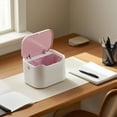 thumbnail image 1 of BKRE Compact Desktop Waste Mini Trash Can For Home Bedroom Small Garbage Disposal Solution, 1 of 6