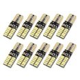 thumbnail image 1 of 10pcs 12V CANBUS Alta Potencia T10 Bombillas de Coche Blanco 6000K 24 Chips 4014-SMD-LED 194 168 175 W5W, 1 of 1