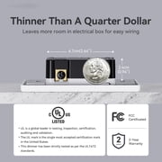 Hyper Tough 3-Way 600W Dimmer Switch for LED, CFL, and Incandescent Lights
