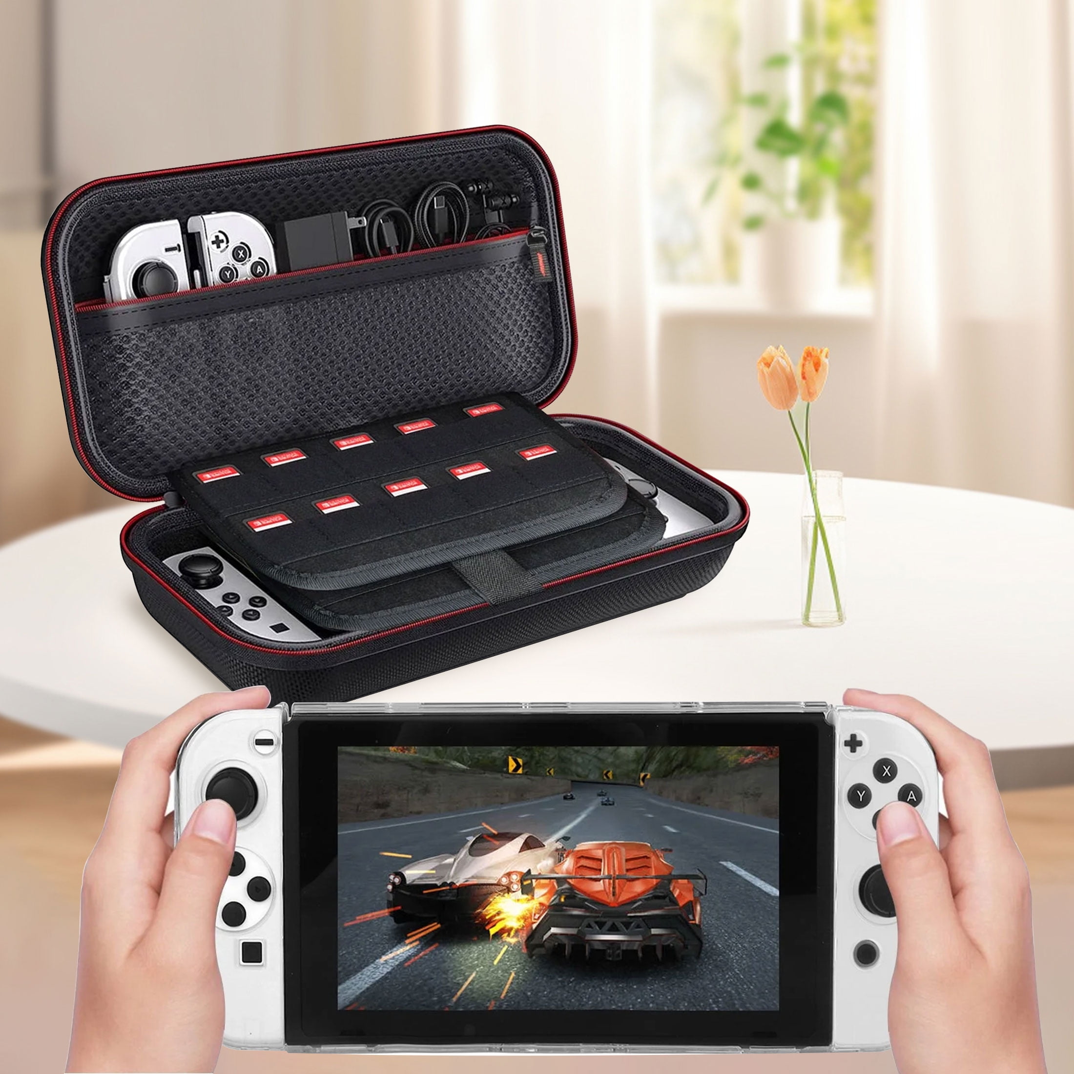 EEEkit 17-in-1 Accessories Bundle Fit for Nintendo Switch OLED